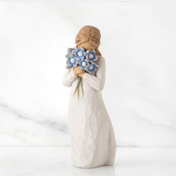 Forget-me-not sculpted figure by Susan Lordi | Willow Tree - Picture 1 of 6